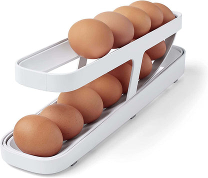 Automatic Scrolling Egg Rack Holder