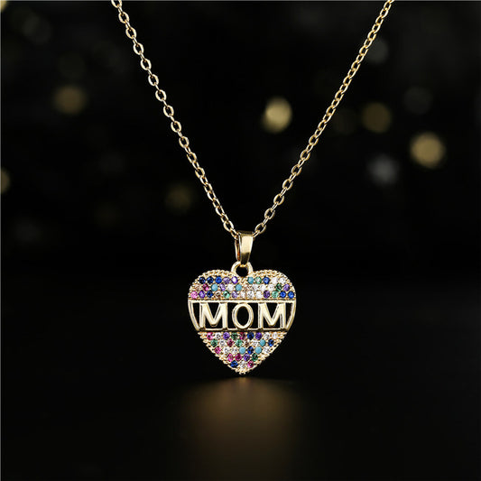 Mom Heart Necklace