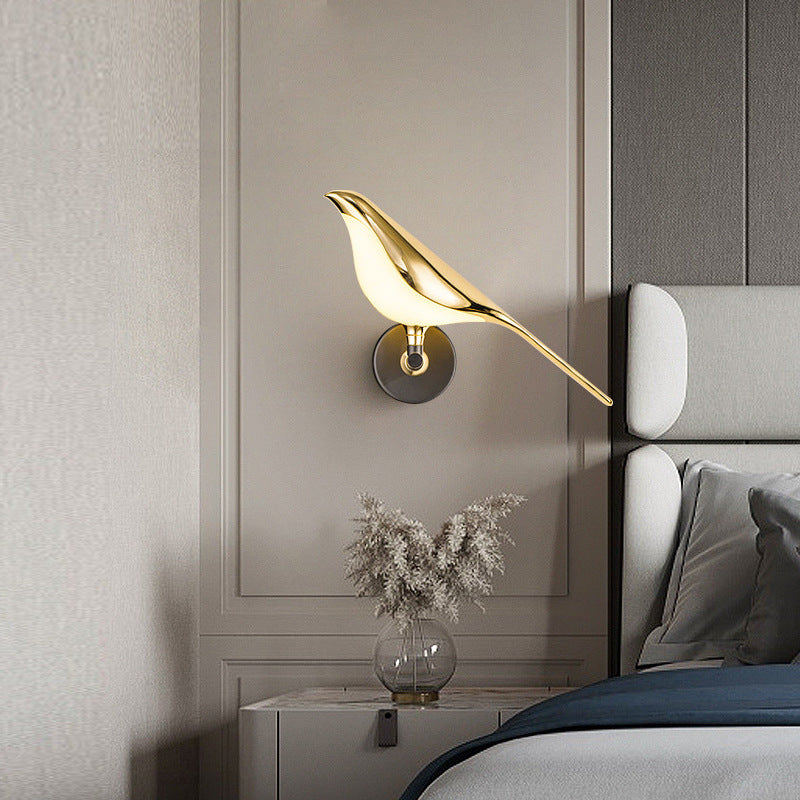 Golden Magpie Wall light