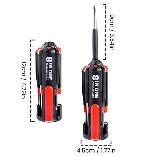 Screwdriver Set with LED Flashlight