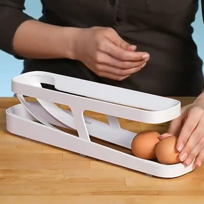 Automatic Scrolling Egg Rack Holder