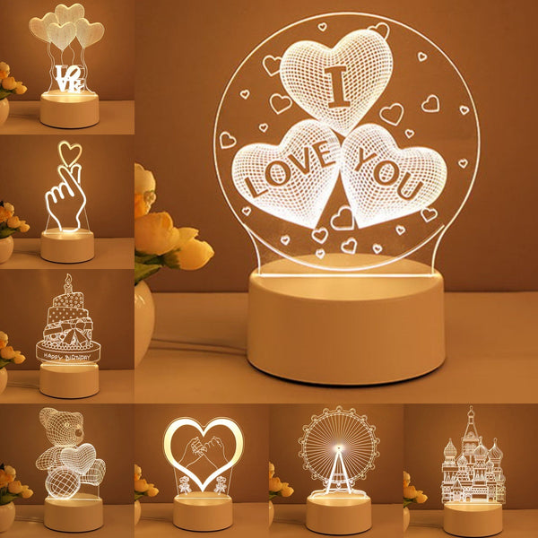 Personalized Night Light Table Lamp