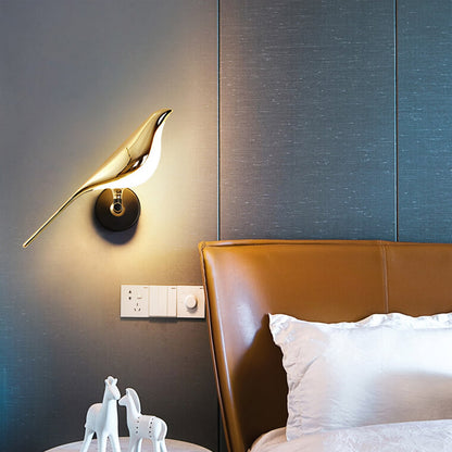 Golden Magpie Wall light