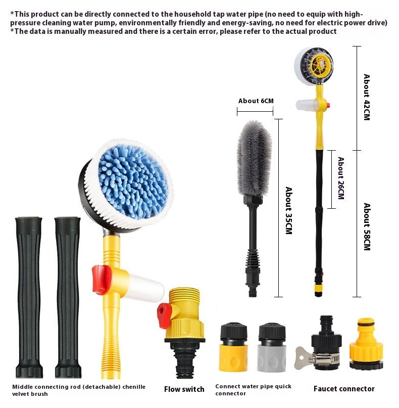 High-Pressure Car Wash Brush