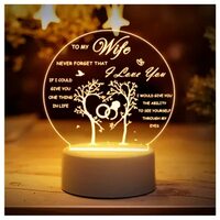 Personalized Note Board Night Lamp