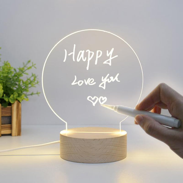 Personalized Note Board Night Lamp